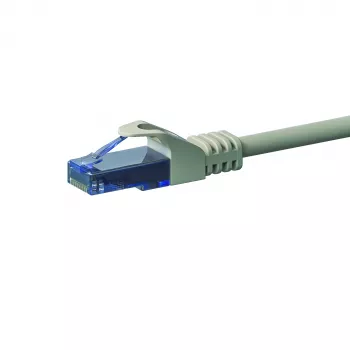 DSIT CAT6a U/UTP 100% meď sieťový patch kábel 7,5m sivý