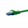 DSIT CAT6a sieťový kábel 100% meď - U/UTP - 0,15 metra - zelený