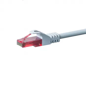 DSIT CAT6 U/UTP Gigabit Ethernet patch kábel, 0,15 m, biely, 100% meď, RJ45, 250 MHz, PVC plášť