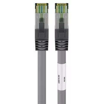 DSIT RJ45 sieťový kábel S/FTP PiMF CAT 8 surový kábel sivý 0,50 m