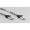 DSIT RJ45 sieťový kábel S/FTP PiMF CAT 8 surový kábel sivý 0,50 m