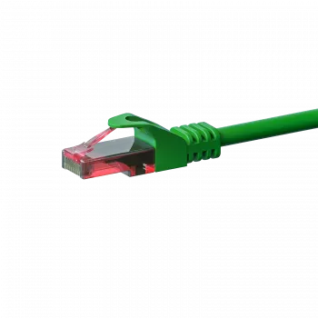 DSIT CAT6 U/UTP sieťový kábel, 0,15 m, zelený, 100% meď (DC-63-001)