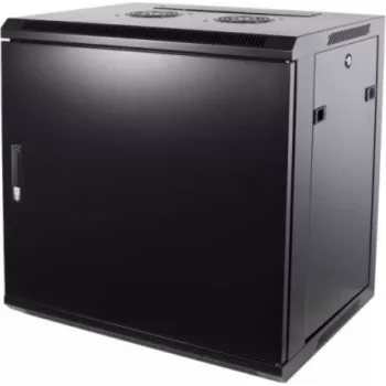 DSIT DS6609M 9U nástenný serverový rozvádzač 600x600x500mm s kovovými dverami