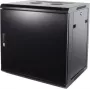 DSIT DS6609M 9U nástenný serverový rozvádzač 600x600x500mm s kovovými dverami