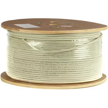DSIT CAT6A SFTP 500m inštalačný kábel s plným vodičom - LSZH B2ca - modrý