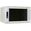 DSIT DS6404W 4U nástenná serverová skriňa so sklenenými dverami, 600 x 450 x 280 mm, biela