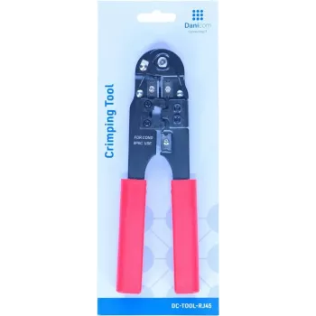 DSIT DC-TOOL-RJ45 RJ45 krimpovacie kliešte s rezačkou káblov a odizolovacími kliešťami