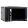 DSIT DS6404-F 4U nástenné serverové puzdro so sklenenými dverami, nezmontované, 600 x 450 mm