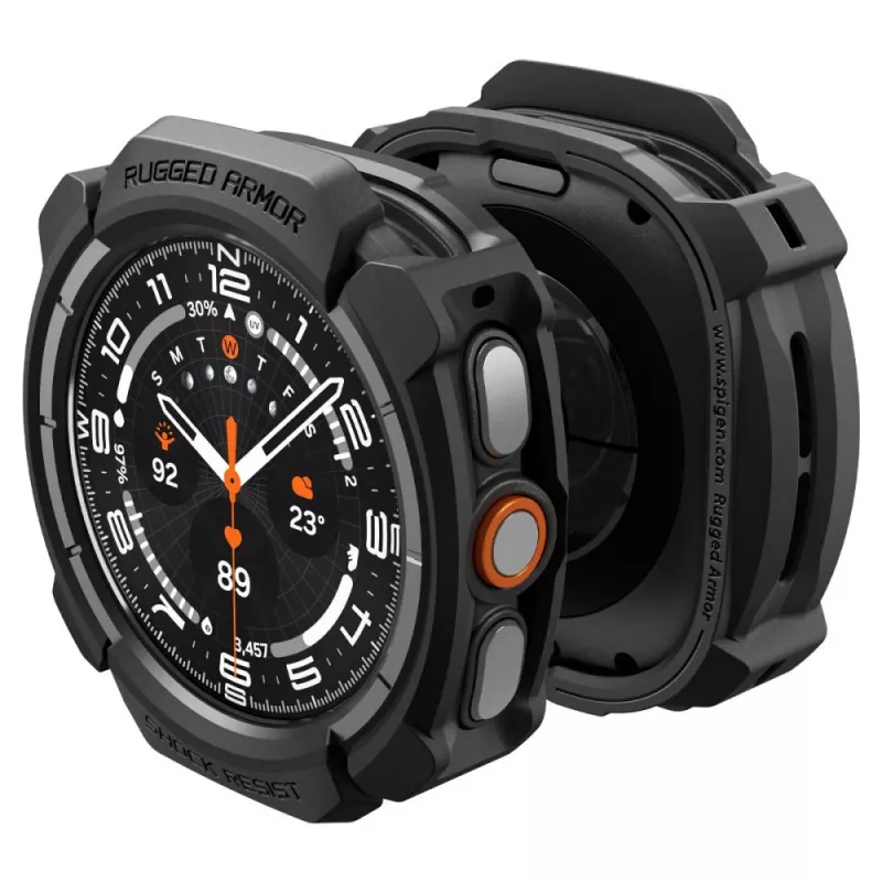 Spigen Rugged Armor puzdro pre Samsung Galaxy Watch Ultra 2 2026 (47mm) – matná čierna