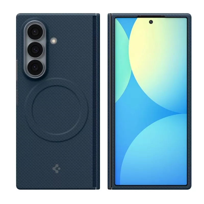 Spigen AirSkin Aramid MagSafe puzdro pre Samsung Galaxy Z Fold 8 Ultra - Navy