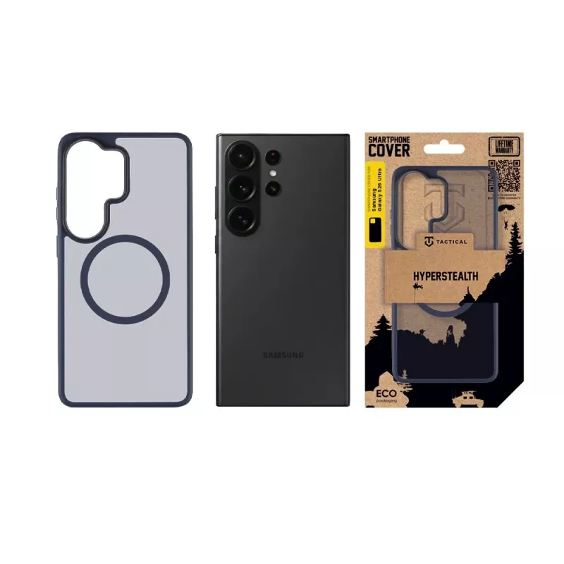Taktický zadný kryt MagForce Hyperstealth Galaxy S26 Ultra tmavomodrý