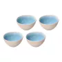 ROSE&TULIPANI Concerto Fuse Azzurro set so 4 strednými miskami 15 cm