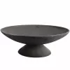 Fire Bowl L liatinové ohnisko pre exteriér, 60 cm okrúhle, na drevo a drevné uhlie, čierna