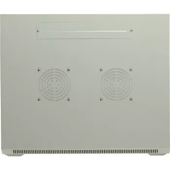 DSIT 15U nástenná serverová skriňa so sklenenými dverami, biela, 600x600x770 mm