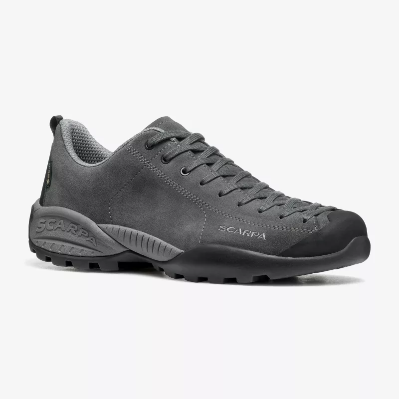 Scarpa Mojito GTX approach topánky Shark Grey veľkosť 43 pánske nepremokavá semiš