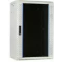 DSIT DS6418W 18U nástenná serverová skriňa so sklenenými dverami, 600x450x900 mm, biela
