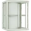 DSIT 18U nástenná serverová skriňa so sklenenými dverami, 600x600x900 mm, biela