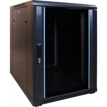 DSIT DS6615-MINI 15U 600x600mm nástenná serverová skriňa so sklenenými dverami
