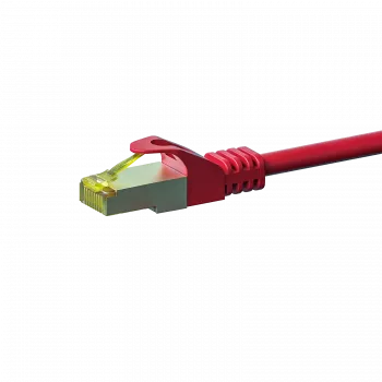 DSIT RJ45 sieťový kábel S/FTP (PiMF) Cat.7 patch kábel, červená, 3 m (DC-75-030)