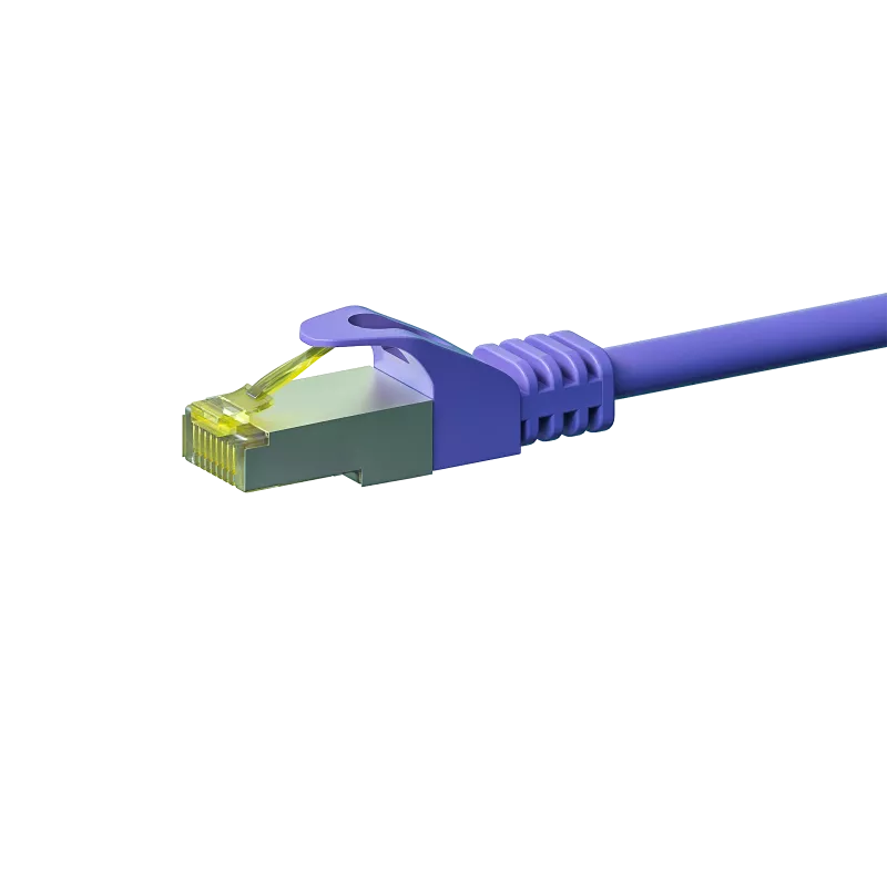 DSIT Cat.7 S/FTP (PiMF) RJ45 sieťový kábel, fialová, 3 m
