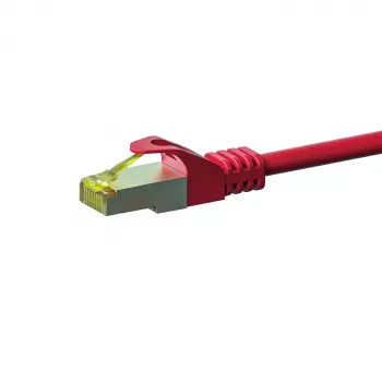 DSIT Cat.7 S/FTP PiMF RJ45 sieťový kábel, červená, 50 m (DC-75-500)
