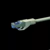 DSIT CAT 6a S/FTP LSOH sieťový patch kábel, 0,25 m, sivá