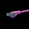 DSIT CAT 6a sieťový kábel LSOH - S/FTP - 2 metre - ružový (DC-6A9-020)