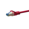 DSIT CAT 6a S/FTP LSOH sieťový patch kábel, 10 m, červená (DC-6A5-100)
