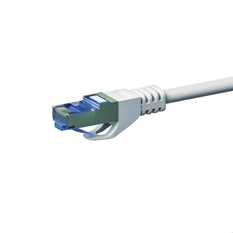 DSIT CAT 6a sieťový kábel LSOH - S/FTP - 50 metrov - biely (DC-6A2-500)