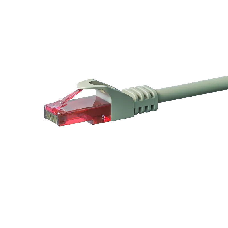 DSIT CAT6 sieťový kábel U/UTP 7,5 m sivý 100% meď (DC-61-075)