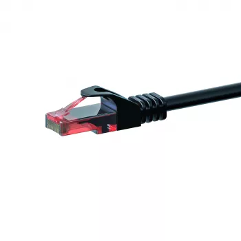 DSIT CAT6 U/UTP sieťový kábel, 50 m, čierna, 100 % meď (DC-60-500)