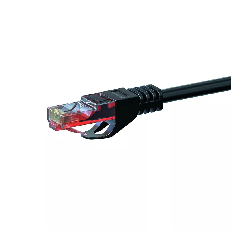 Sieťový kábel DSIT CAT6 U/UTP, 50 m, čierny, 100 % meď (DC-60-500)