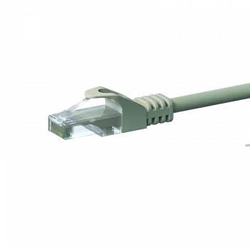 DSIT CAT 6 U/UTP sieťový patch kábel, 0,5 m, sivá, CCA, RJ45