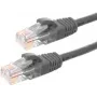 DSIT CAT5e U/UTP sieťový patch kábel, 0,25 m, sivý, 100% meď (DC-51-002)
