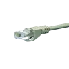 DSIT CAT5e U/UTP sieťový patch kábel, 0,25 m, sivý, 100% meď (DC-51-002)