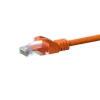 DSIT CAT5e U/UTP sieťový patch kábel, 1 m, oranžový, 100% meď (DC-56-010)