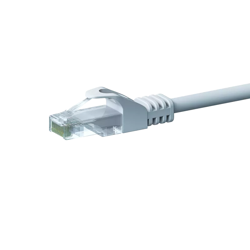 DSIT CAT5e U/UTP Gigabit Ethernet patch kábel, 5 m, biely, 100% meď (DC-52-050)