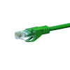 DSIT CAT5e sieťový patch kábel U/UTP 5 m zelený 100% meď Gigabit Ethernet RJ45