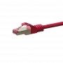 DSIT CAT 6 sieťový kábel LSOH - S/FTP - 3 metre - červený (DC-S65-030)
