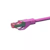 DSIT CAT 6 S/FTP LSOH sieťový patch kábel, 30 m, ružový