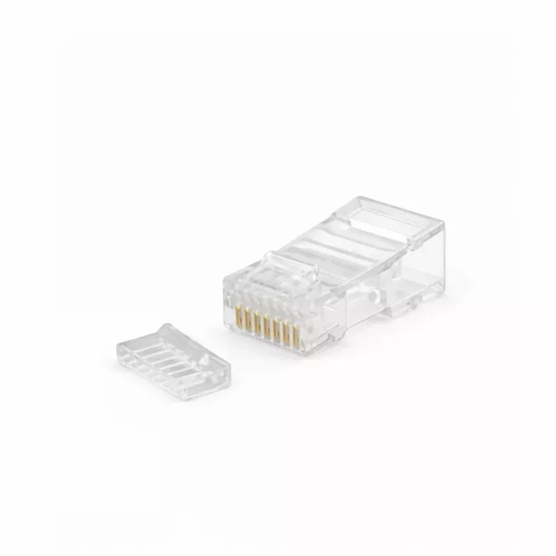 DSIT CAT6 UTP RJ45 konektor samec pre plný vodič – balenie 10 ks