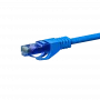 Sieťový kábel DSIT UTP CAT6a, 100 % meď, modrý, 0,25 m (DC-U6A4-002)