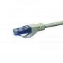 DSIT CAT6a sieťový kábel 100% meď - U/UTP - 0,50 metra - sivý (DC-U6A1-005)