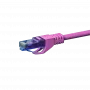 DSIT CAT6a sieťový kábel 100% meď - U/UTP - 1,50 m - ružový (DC-U6A9-015)