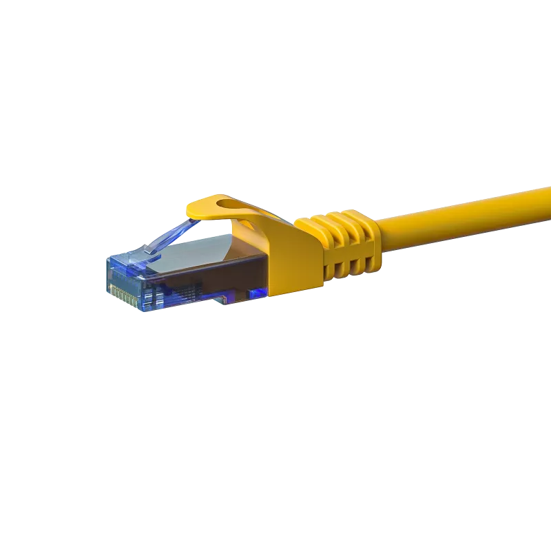 DSIT CAT6a U/UTP 100% medený sieťový kábel, 2 m, žltá (DC-U6A7-020)