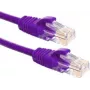 DSIT CAT6a U/UTP 100% medený patch kábel, 3m, fialová, RJ45, 10Gbps, 500MHz