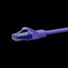 DSIT CAT6a U/UTP 100% medený patch kábel, 3m, fialová, RJ45, 10Gbps, 500MHz
