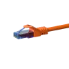 DSIT CAT6a U/UTP 100% medený sieťový patch kábel, 30m, oranžová