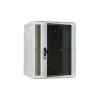 DSIT DS6604W 4U nástenný serverový rozvádzač so sklenenými dverami, 600 x 600 x 280 mm, biely