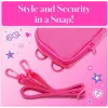 Kodak x Barbie softcase so zipsom a popruhom na rameno pre Printomatic a Step Slim, ružová (RODBCMPK)